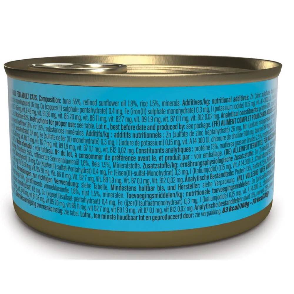 Schesir Tuna in Broth Adult Canned Cat Food 85g