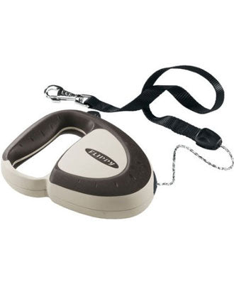 Ferplast Flippy Deluxe Retractable Cord Lead Beige Medium