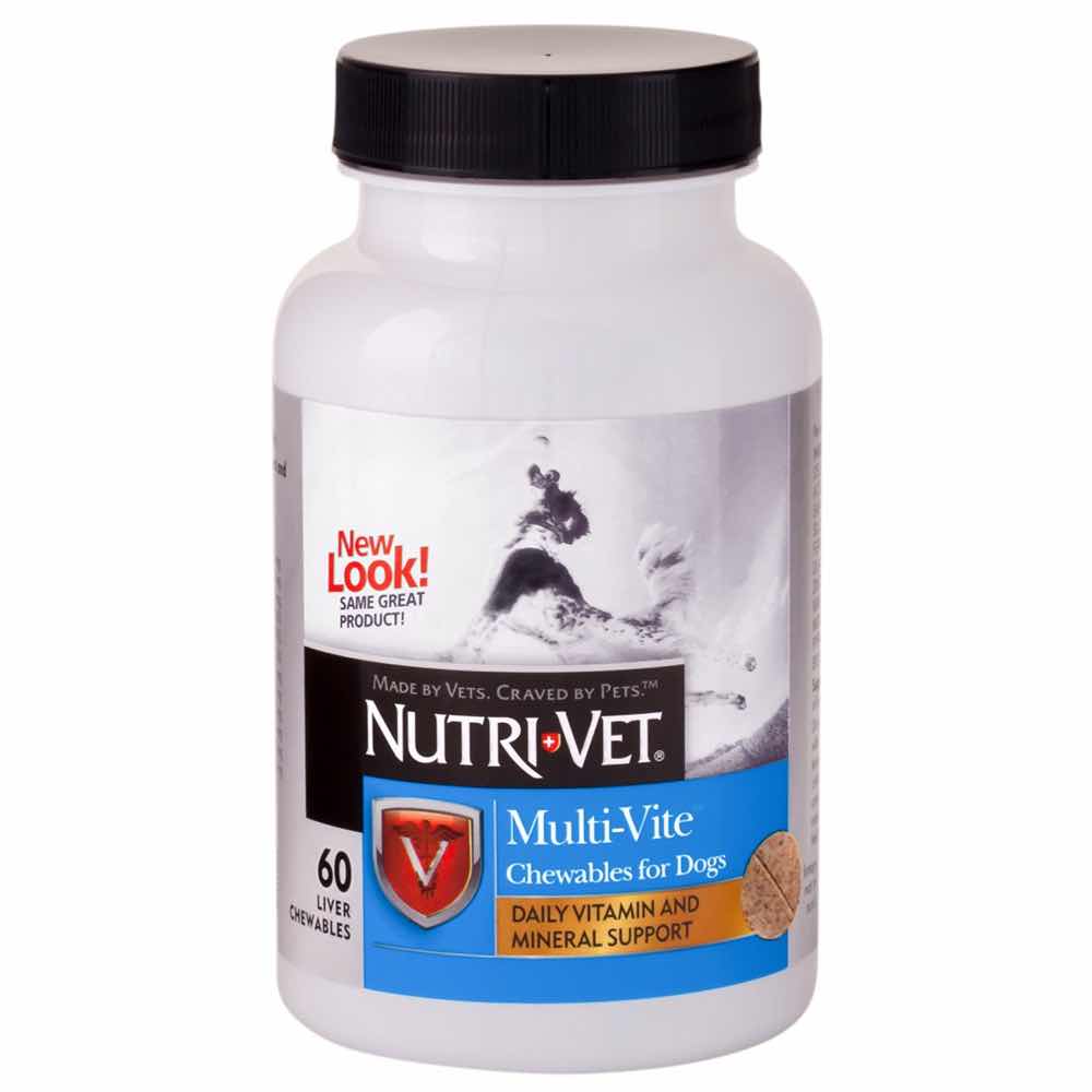 "Nutri-Vet Multi-Vite Chewables for Dogs, 60 Count"