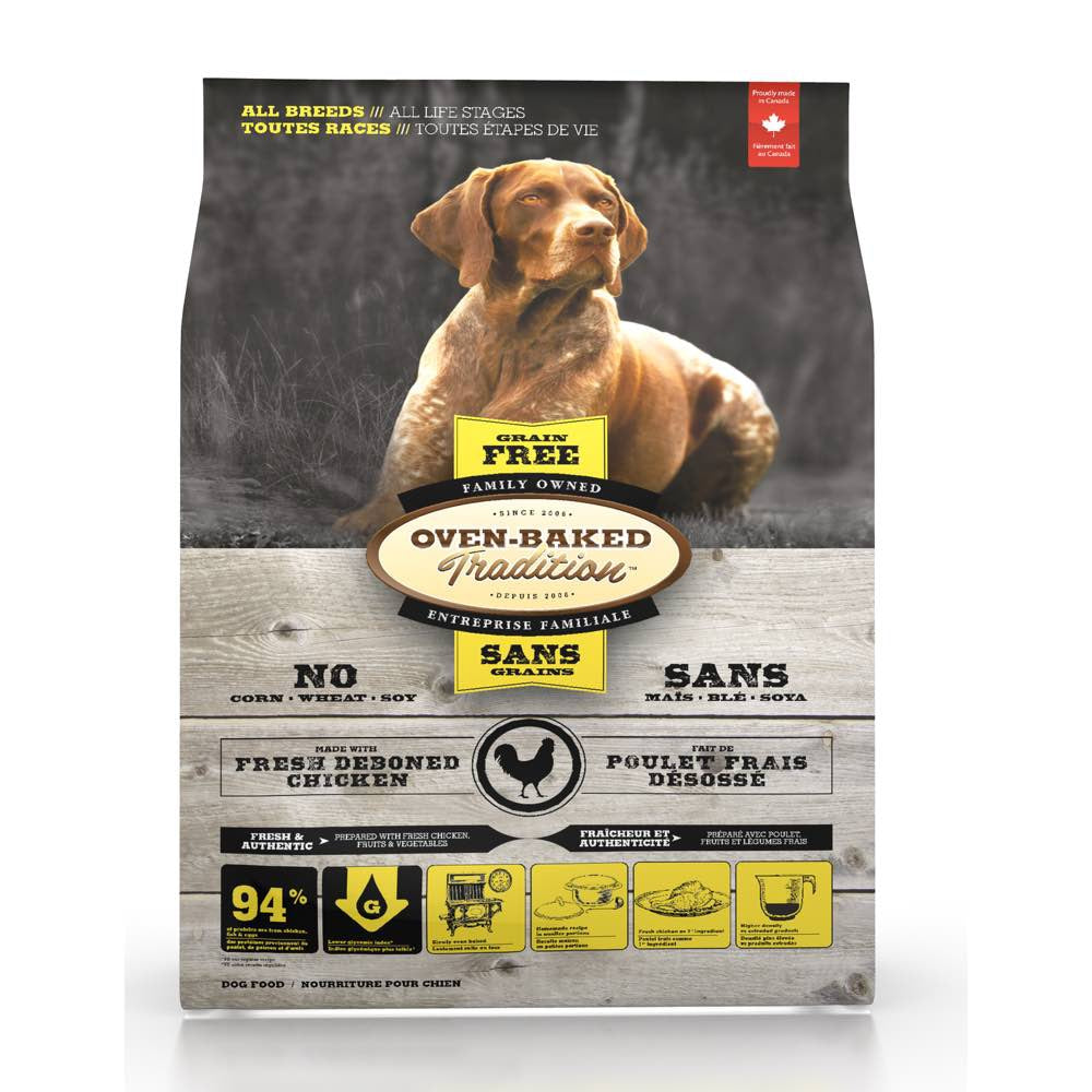 Oven-Baked Tradition Grain Free Chicken Dry Dog Food 5lb